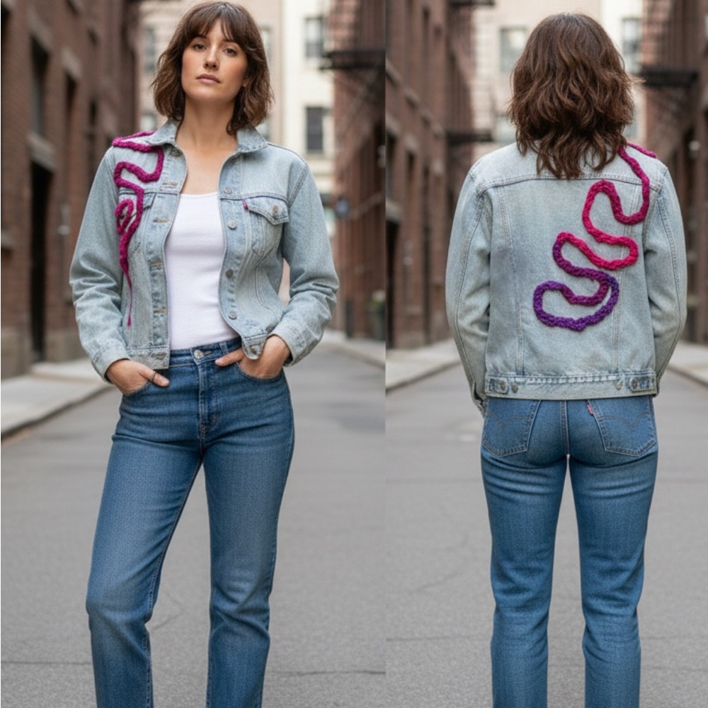 Customized Levi’s Jeans Jacket